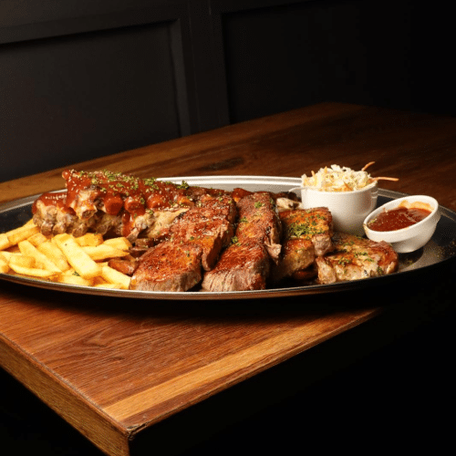 Top BBQ Dish Platte