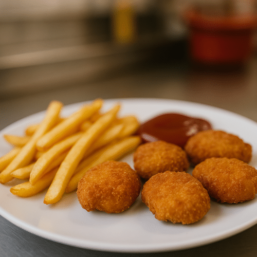 6 Hähnchen Nuggets