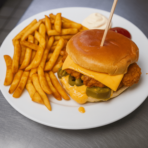 Crispy Chili Chickenburger