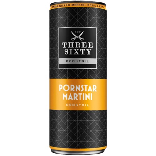 Three Sixty Pornstar Martini Cocktail 0.25l (EINWEG)