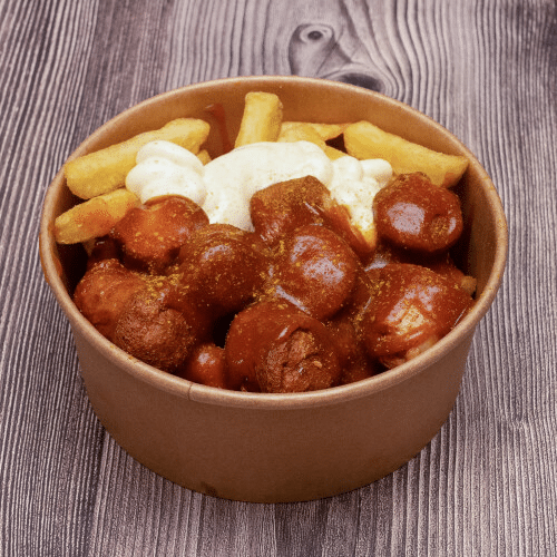 Currywurst Pommes