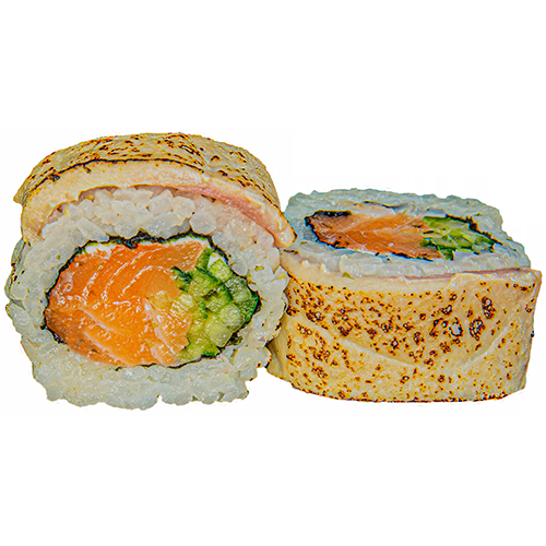 Flambierte Flaming Dragon Roll