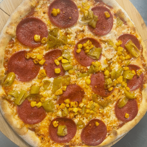 Pizza la amerikano (scharf)