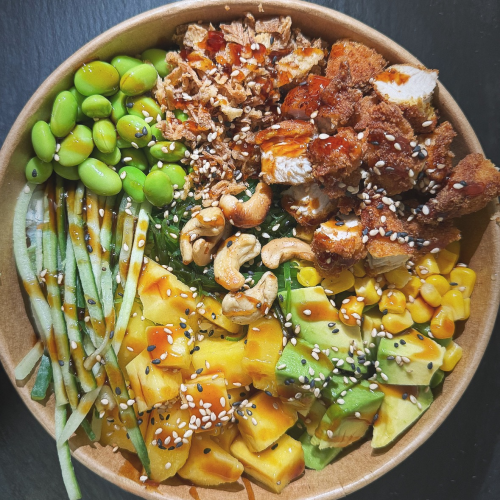 Chicken Poke Bowl