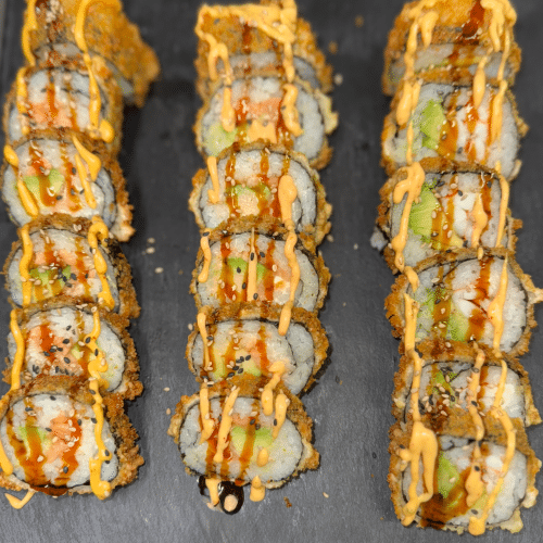 Crispy Lachs Roll