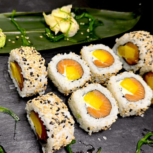 Lachs-Mango Roll