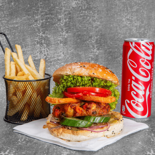 Boys Veggie Burger Menü
