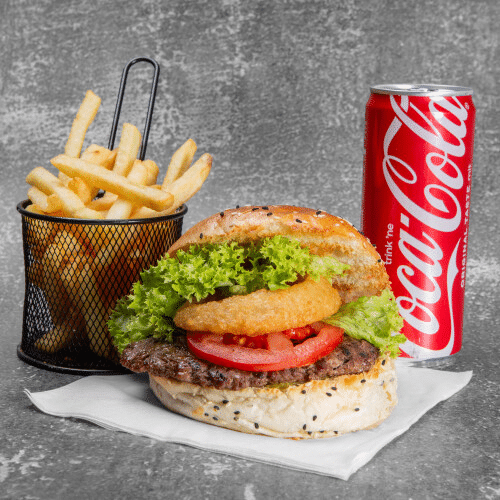 Egg Burger Menü