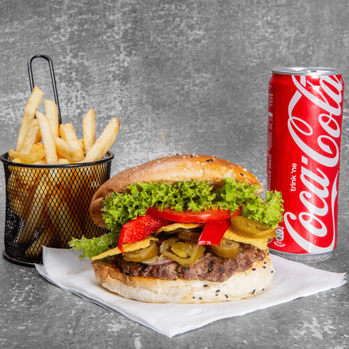 Texas Burger Menü