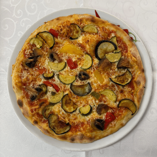 Pizza Con Verdure fresche