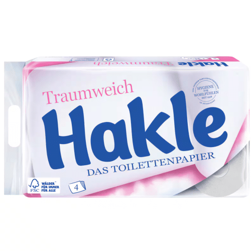 Hakle Traumweich Toilettenpapier 4-lagig 8x130 Blatt