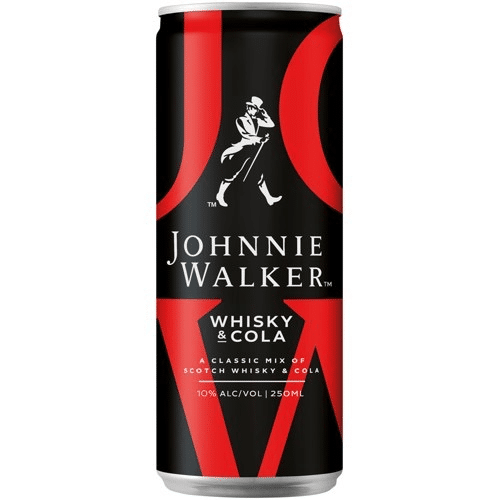 Johnnie Walker Whisky Cola Dose - 0.25l (Einweg)