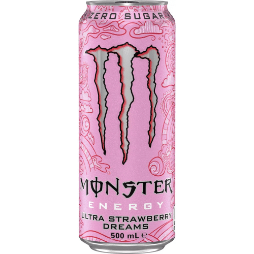 Monster Energy Ultra Strawberry Dreams Drink 0.5l (Einweg)