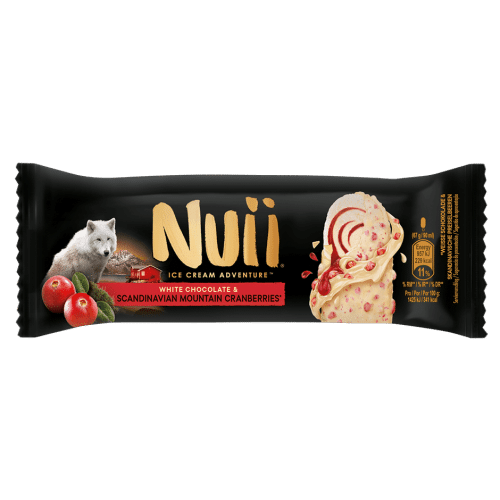 Nuii White Chocolate&Scandinavian Mountain Cranberries (1 StÜck)