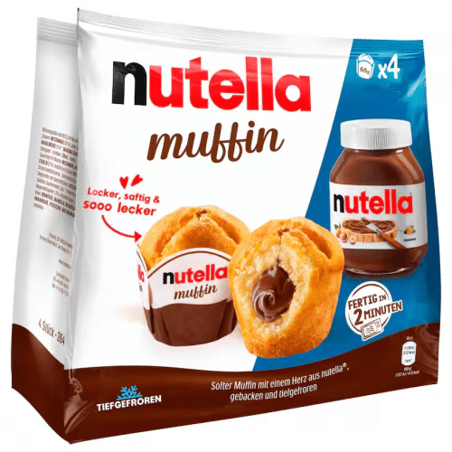 Nutella Muffin 4 Stück 264g