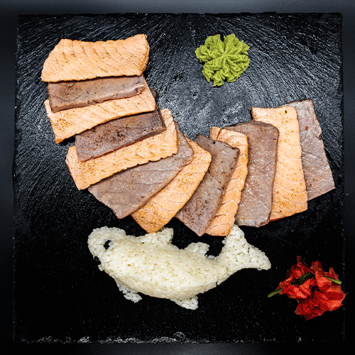 Flamed Sashimi Mix (groß, 12 Stück)