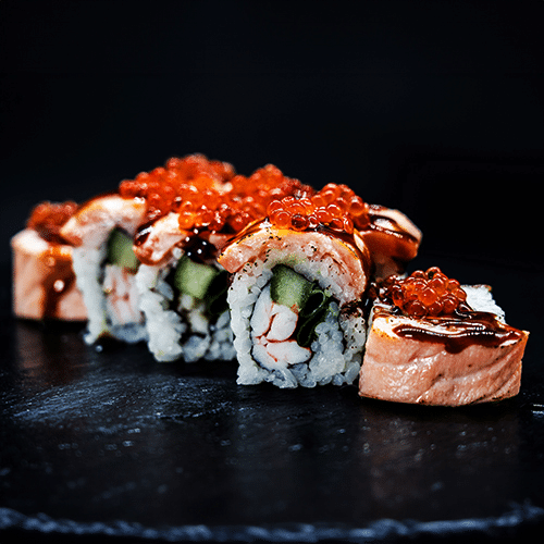 Feuer Roll Lachs