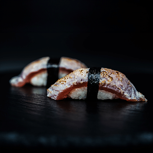 Nigiri flambierter Tuna