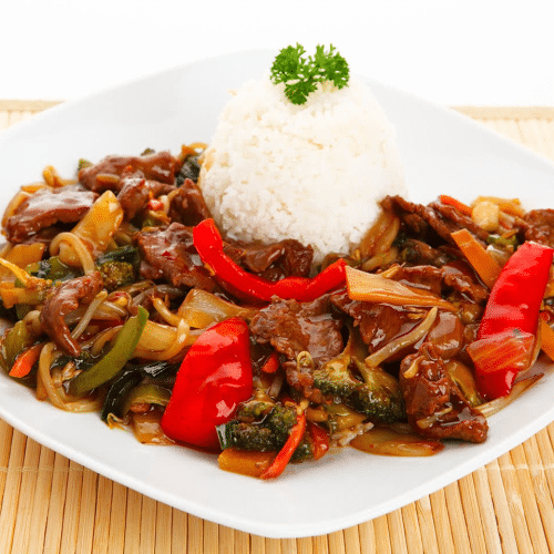 Chop Suey mit Rindfleisch