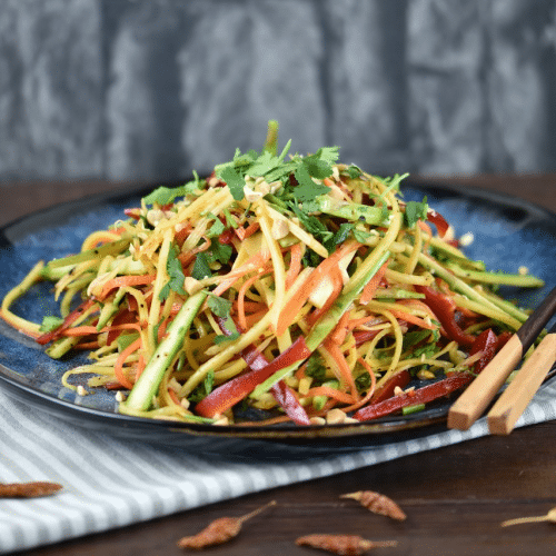 Mango Salat mit Garnelen