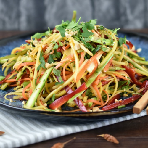 Mango Salat mit Hühnerfleisch