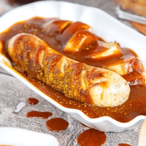 Riesen Currywurst