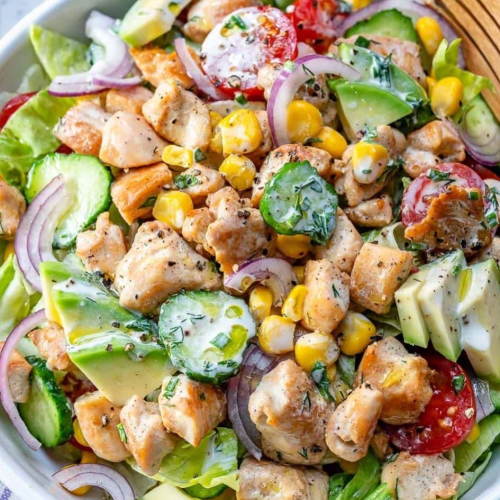 Salat Hähnchen