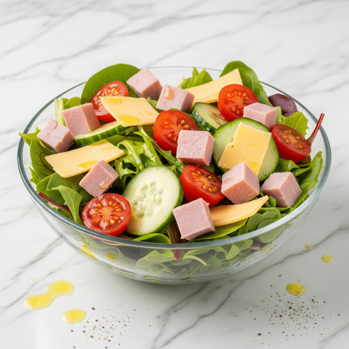 Käse-Schinken-Salat