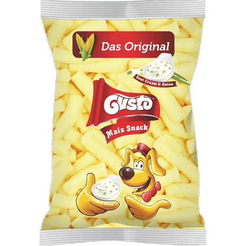 Gusto - Corn Snack with Sour Cream Onion 100g