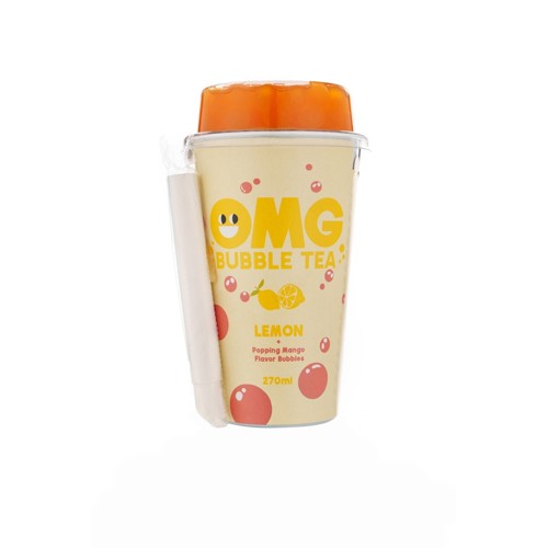 Omg Bubble Tea Lemon Mango 0.27l