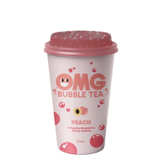 Omg Bubble Tea Peach 0.27l