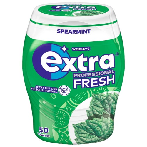 Extra PROFESSIONAL FRESH SPEARMINT Kaugummis