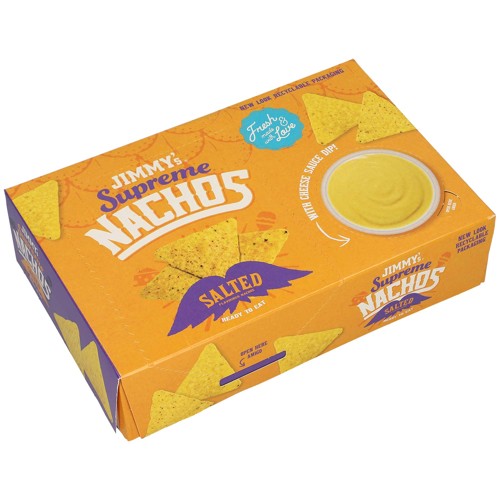 Jimmys Supreme Nachos with Cheese Sauce 200g