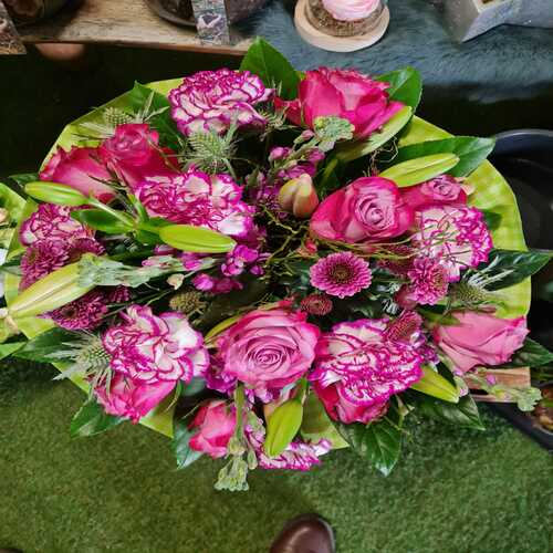 Strauß rose - verschiedene Blumen