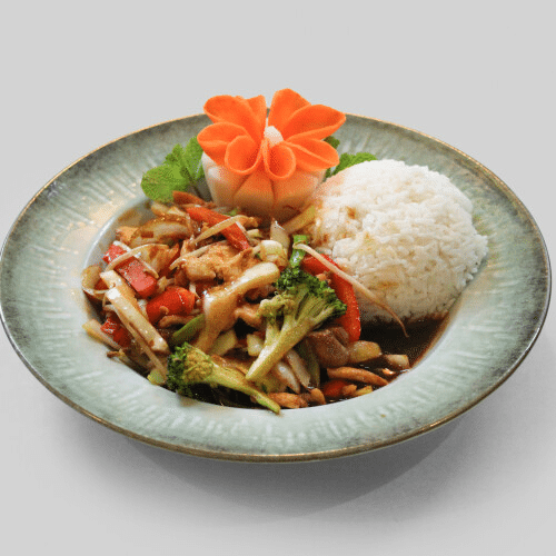 Hühnerbrustfilet Kung Bao (scharf)