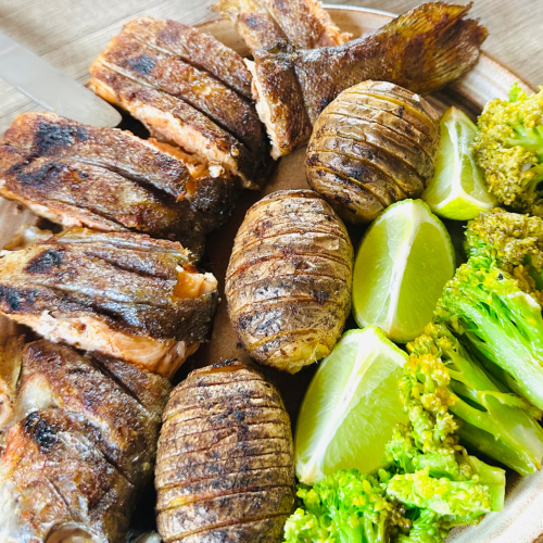 Gegrillte Forelle