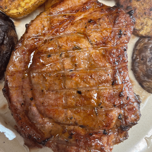 Schweinekotelett oder Schweinelachsfillet