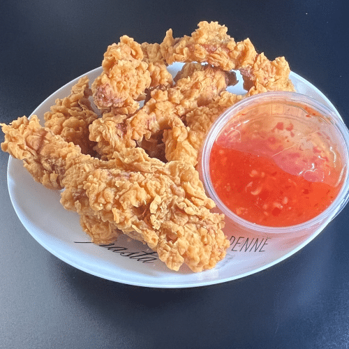 Hot Crispy Hähnchenfilet-Stripes (scharf)