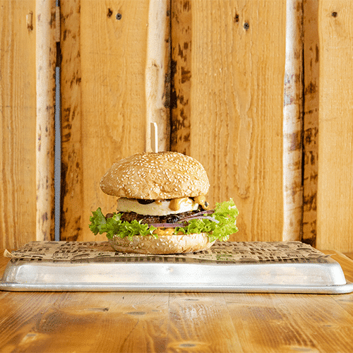Beef Meets Greek Burger