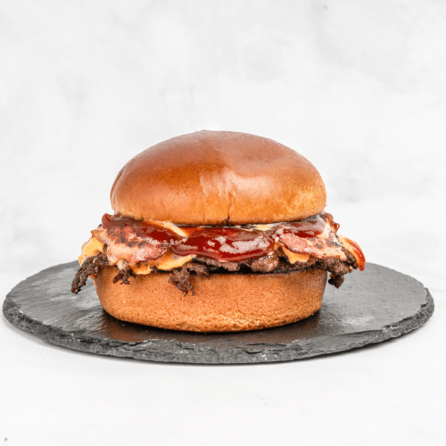 Boom Barbecue Smashburger-Menü