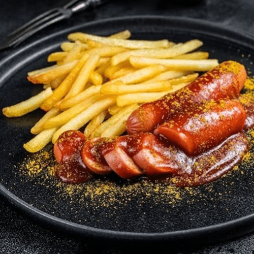 Currywurst Teller