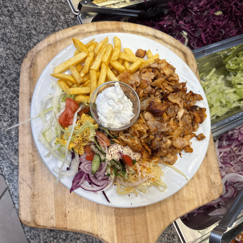 Hähnchendönerteller