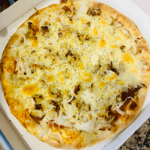 Pizza Doner mit Doner Soße