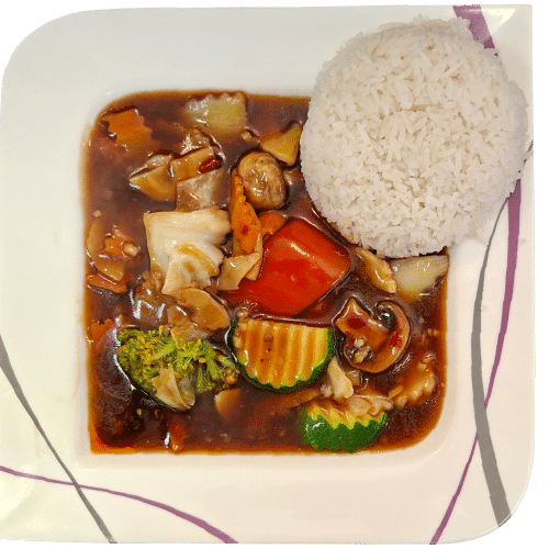 Chili-Knoblauch mit Gemüse