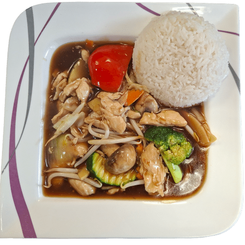 Chop-Suey mit Hühnerfleisch