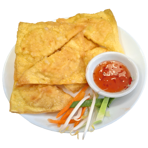 Gebackene Wan-Tan (6 Stück)