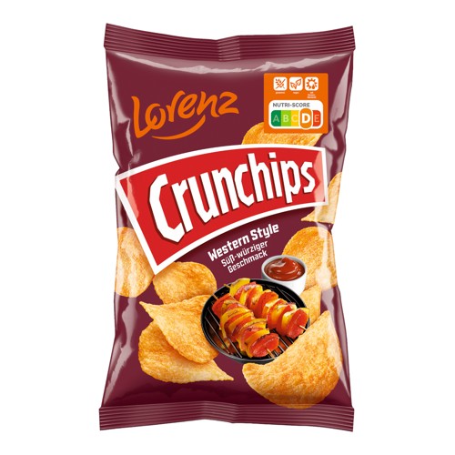 Lorenz Crunchips Western Style 150g