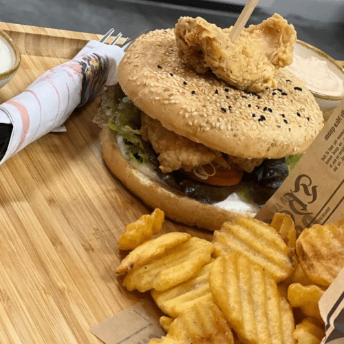 Crispy-Chicken Burger