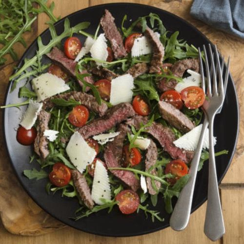 Rinderstreifen-Salat