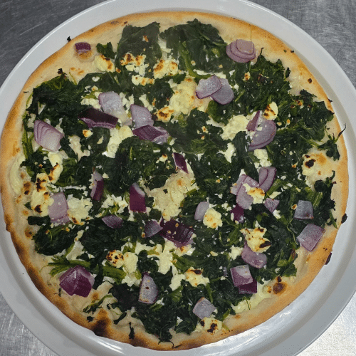 Spinat Flammkuchen